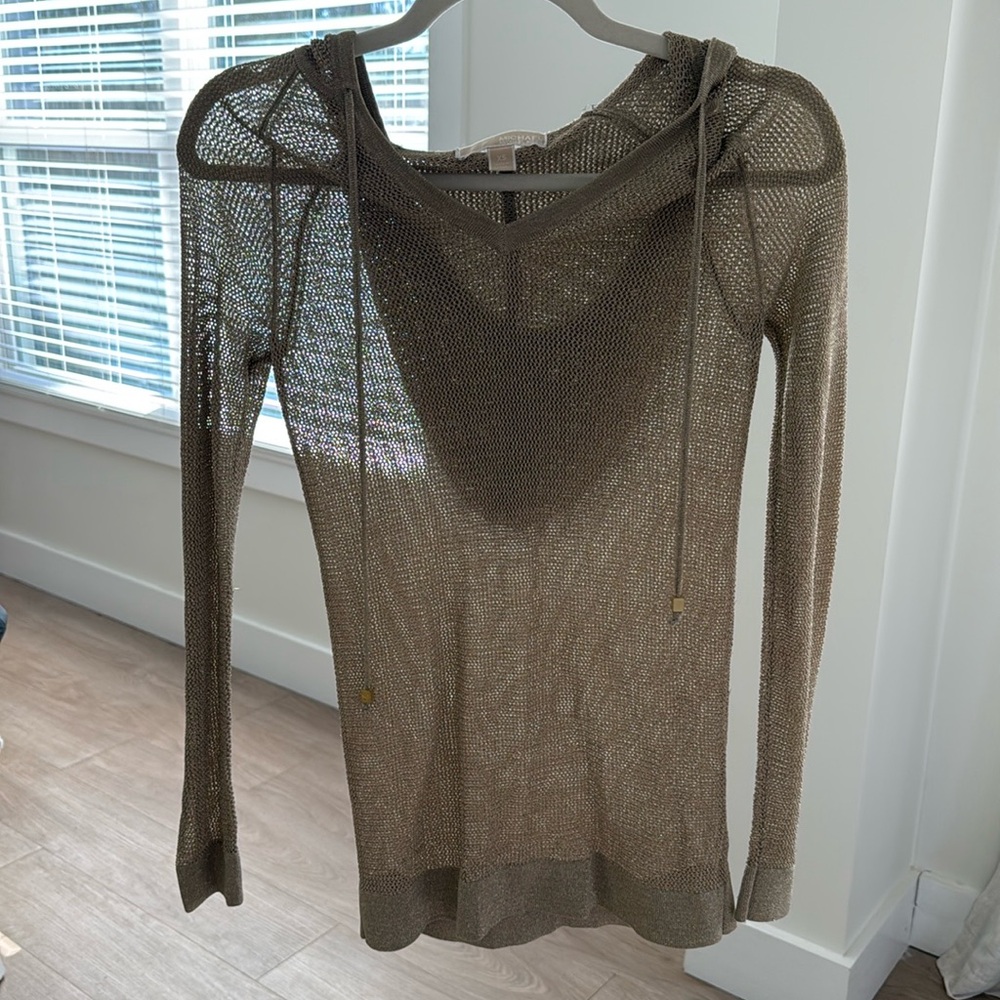 Michael Kors knit hoodie